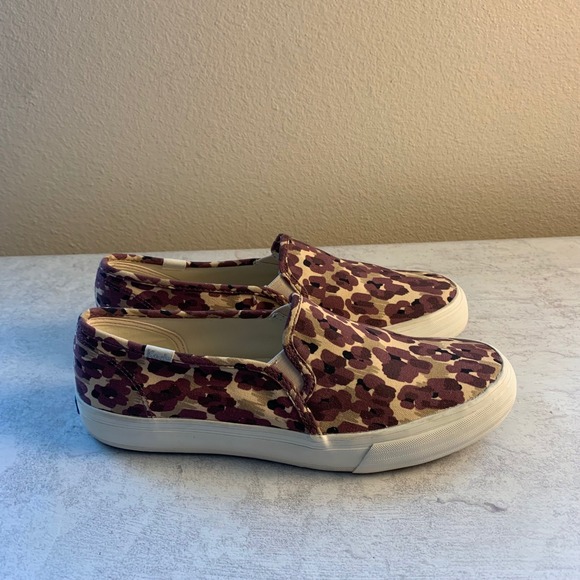 Keds x Elizabeth and‎ James Purple Floral Print Slip On Sneakers Shoes - Picture 5 of 12